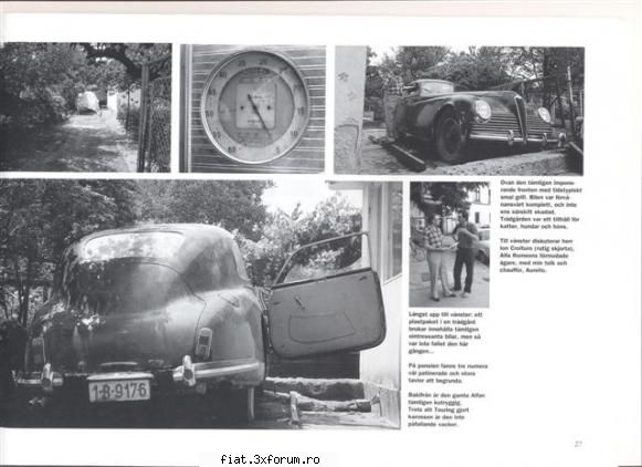 alfa romeo 2.9 touring, 1942, #412039 inca niste poze masina 1987