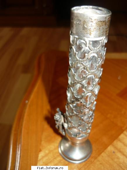 obiecte -cumparari suport lumanare din argint sticla inger 200 lei