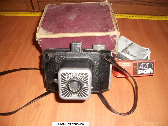 obiecte vechi aparat foto optior i.o.r. anii 50, primul aparat romanesc. aparatul face parde dintr-o