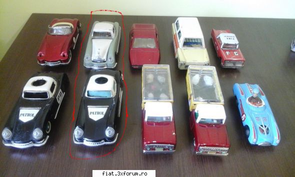 jucarii tabla sau plastic (ro, ddr, ussr, japonia, china) rezerv cele masini incercuite din poza